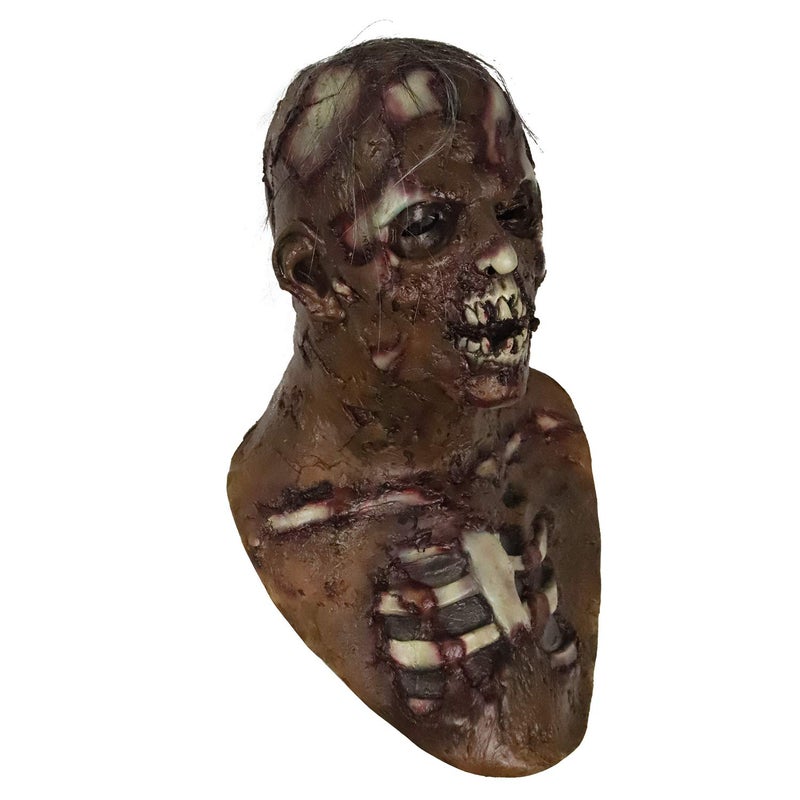 MOLEZU Scary Walking Dead Zombie Head Mask for Adult Vampire Mask Latex Creepy Halloween Costume Horror Decoration Props. - Image 1